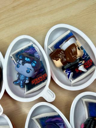Pack 6 Mini Funkos Stranger Things Kinder Joy