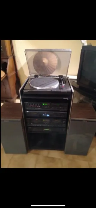Impianto Stereo Sony con Giradischi