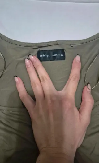 Vestido largo ajustado manga larga