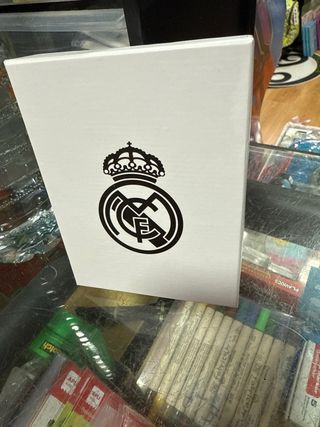 Cartera Real Madrid Negra Piel