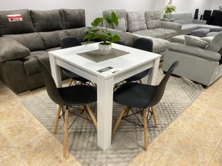 Comedor nuevo económico con mesa y sillas nórdicas