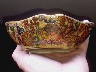 Tigela cerâmica japonesa decorativa Satsuma