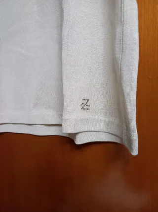 Jersey Mujer Zero Talla L Beige Dorado