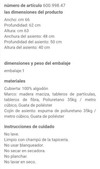 Butaca SOLSTA OLARP de IKEA.