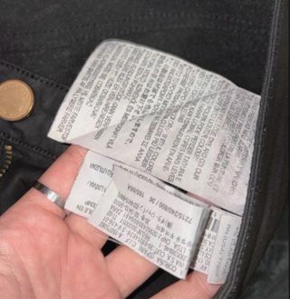 Pantalones cuero negros talla S