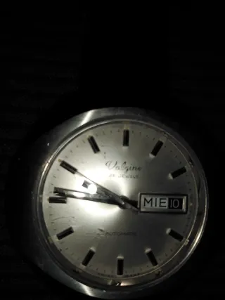 Reloj Automático Pulsera Azul y Plata..VALGINE