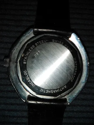 Reloj Automático Pulsera Azul y Plata..VALGINE