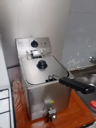 Freidora Industrial Acero Inox 10L