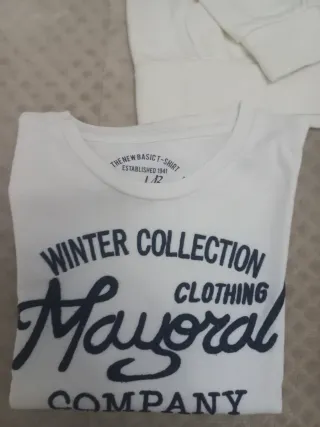 Sudadera Talla 7/8 + 2 Camisetas Mayoral