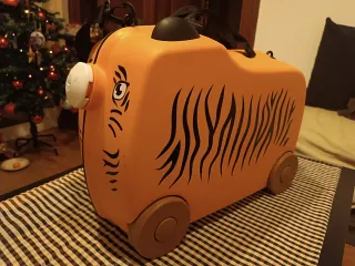 Maleta trolley infantil con ruedas diseño tigre