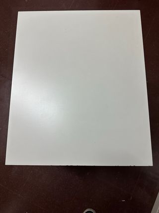 Mesita auxiliar noche madera y blanco