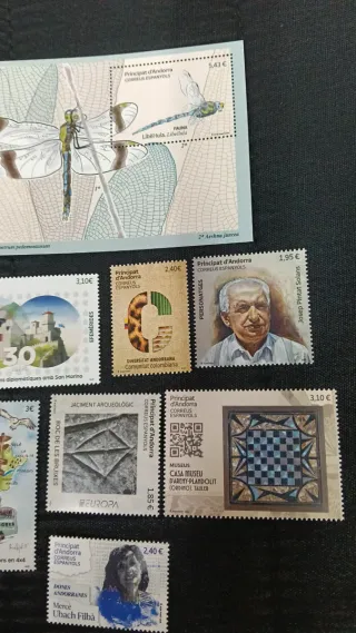 Sellos de Andorra Española