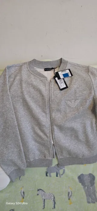 Sudadera Emporio Armani Gris L/XL Nueva