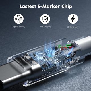 Quntis Cable USB C a USB C 2M, 100W Cable USB C Ca