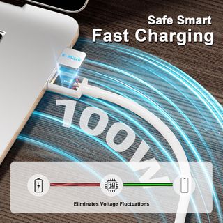 Quntis Cable USB C a USB C 2M, 100W Cable USB C Ca