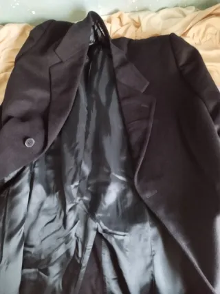 Abrigo Lana y Cachemira XXL Azul El corte inglés