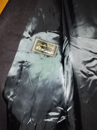 Abrigo Lana y Cachemira XXL Azul El corte inglés