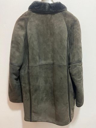 Mabrun cappotto shearling uomo verde XL