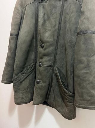 Mabrun cappotto shearling uomo verde XL