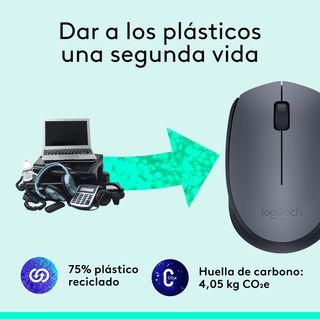 Logitech Ratón inalámbrico M170, 2,4 GHz con orrec