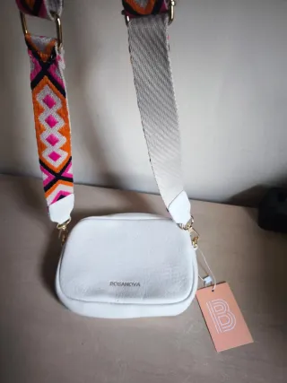 Bolso Blanco BOSANOVA Correa Multicolor