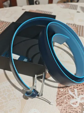 Cintura Piquadro Uomo Blu