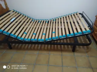 Somier abatible madera y metal con regalo