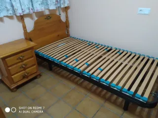 Somier abatible madera y metal con regalo