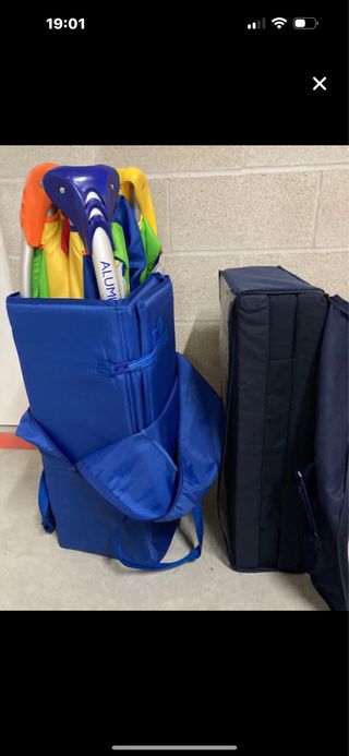 Cuna de viaje plegable