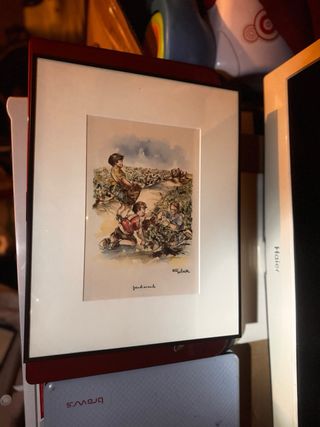 Litografía El Cubo y la Silla