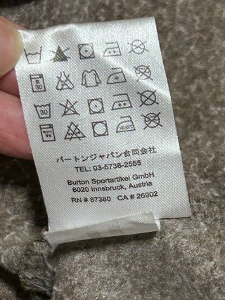 Sudadera Burton Hombre Vintage Marrón