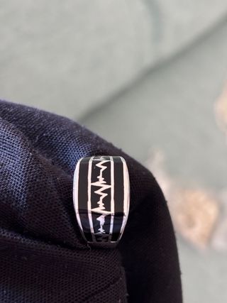 Anillo Plata 925 Corazón Latido