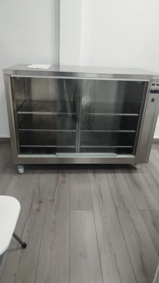 Vitrina Calefactora Acero Inoxidable