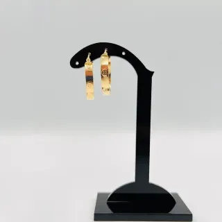 PENDIENTES ARO TORNILLO HUECO