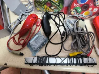 Nintendo Wii Roja Completa 25 Aniversario