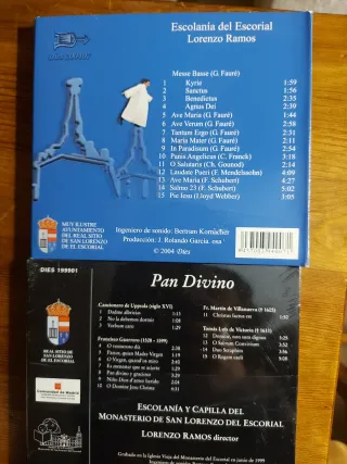 Lote CDs Música Clásica Escolania del Escorial