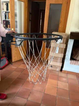 Canasta de baloncesto para pared.