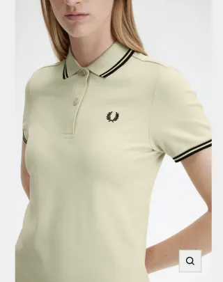 Vestido Polo Fred Perry Beige