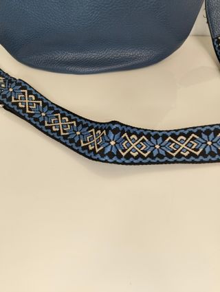 Marsupio blu 100% cotone