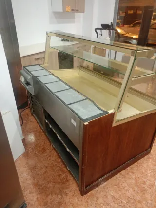 Vitrina expositora para negocio