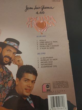 Vinilo LP Juan Luis Guerra 4.40 Bachata Rosa