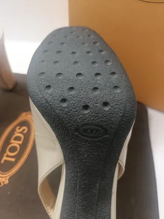 Tod's Zapatos Tacón Abierto beige