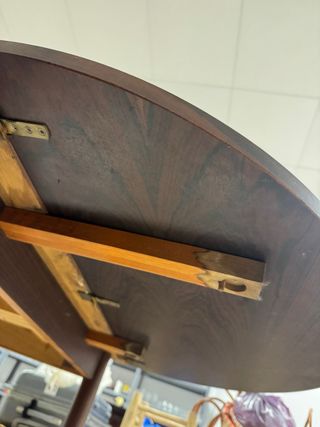 Mesa danesa ovalada extensible