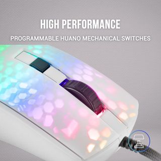 MOUSE MARS GAMING MMR TRANSLUCIDO WHITE OPTICO 128