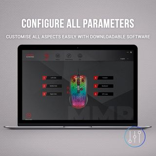 MOUSE MARS GAMING MMR TRANSLUCIDO WHITE OPTICO 128