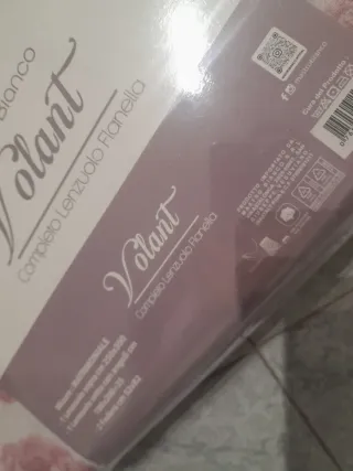 Lenzuola flanella rosa e bianco