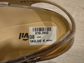 Sandalias Mendivil Oro Talla 38