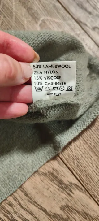 Maglione a collo alto verde militare Ballon