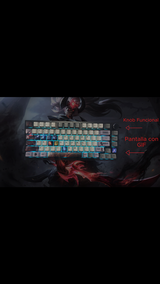 Teclado Mecánico pro Yasuo League of Legends