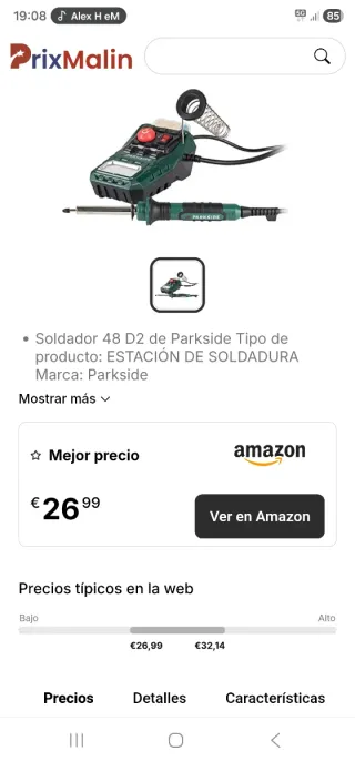 Estación de soldadura Parkside NUEVA